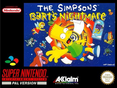 Play The Simpsons Barts Nightmare Online Free Snes Super Nintendo