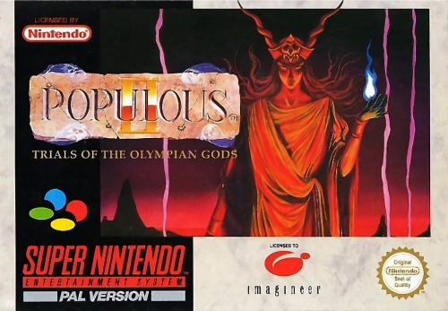 Populous II - Trials of the Olympian Gods SNES